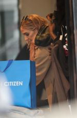 ASHLEE SIMPSON Shopping at Cotton Citizen in West Hollywood 03/09/2020