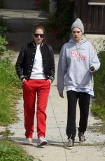 ASHLEY BENSON and CARA DELEVINGNE Out in Los Angeles 03/20/2020