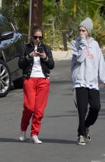 ASHLEY BENSON and CARA DELEVINGNE Out in Los Angeles 03/20/2020