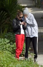 ASHLEY BENSON and CARA DELEVINGNE Out in Los Angeles 03/20/2020