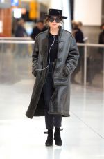 ASHLEY BENSON at JFK Airport in New York 03/05/2020