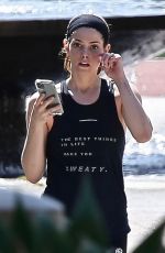 ASHLEY GREENE Leaves a Gym in Beverly Hills 03/05/2020