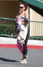 ASHLEY MOORE Leaves Hot Pilates Class in Los Angeles 03/02/2020