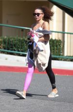 ASHLEY MOORE Leaves Hot Pilates Class in Los Angeles 03/02/2020