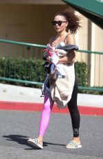 ASHLEY MOORE Leaves Hot Pilates Class in Los Angeles 03/02/2020