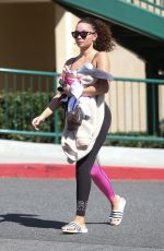 ASHLEY MOORE Leaves Hot Pilates Class in Los Angeles 03/02/2020