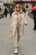 ASHLEY ROBERTS Arrives at Global Radio in Harrow 03/11/2020