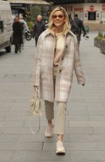ASHLEY ROBERTS Arrives at Global Radio in Harrow 03/11/2020