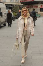 ASHLEY ROBERTS Arrives at Global Radio in Harrow 03/11/2020