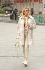ASHLEY ROBERTS Arrives at Global Radio in Harrow 03/11/2020