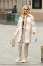 ASHLEY ROBERTS Arrives at Global Radio in Harrow 03/11/2020