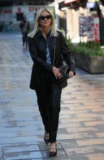 ASHLEY ROBERTS Arrives at Global Radio in London 03/24/2020