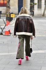 ASHLEY ROBERTS Leaves Breakfast Show in London 03/30/2020