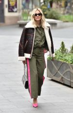 ASHLEY ROBERTS Leaves Breakfast Show in London 03/30/2020