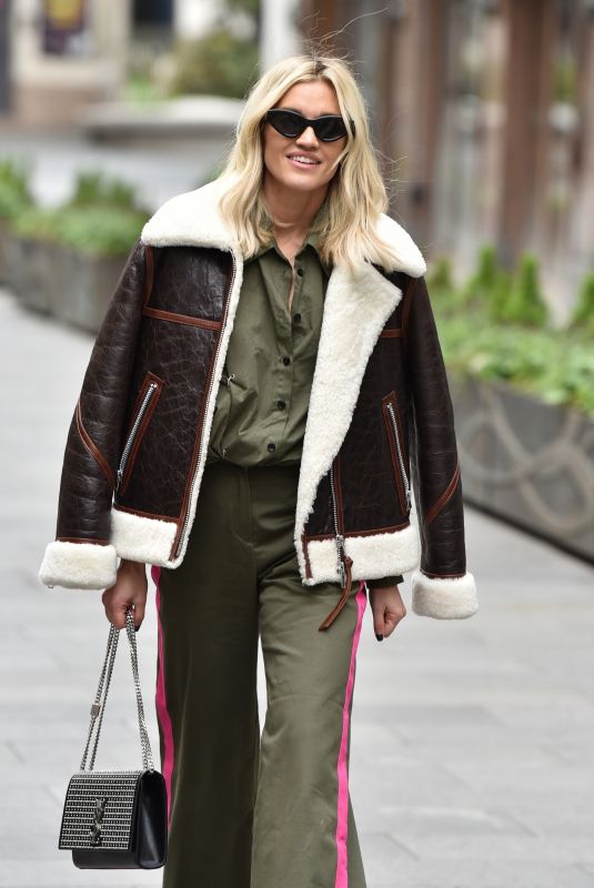 ASHLEY ROBERTS Leaves Breakfast Show in London 03/30/2020