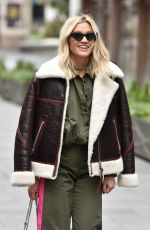 ASHLEY ROBERTS Leaves Breakfast Show in London 03/30/2020