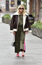 ASHLEY ROBERTS Leaves Breakfast Show in London 03/30/2020