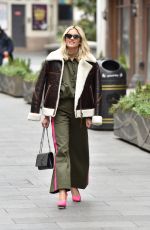 ASHLEY ROBERTS Leaves Breakfast Show in London 03/30/2020