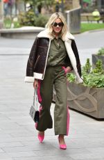 ASHLEY ROBERTS Leaves Breakfast Show in London 03/30/2020