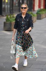 ASHLEY ROBERTS Leaves Heart FM Radio in London 03/27/2020