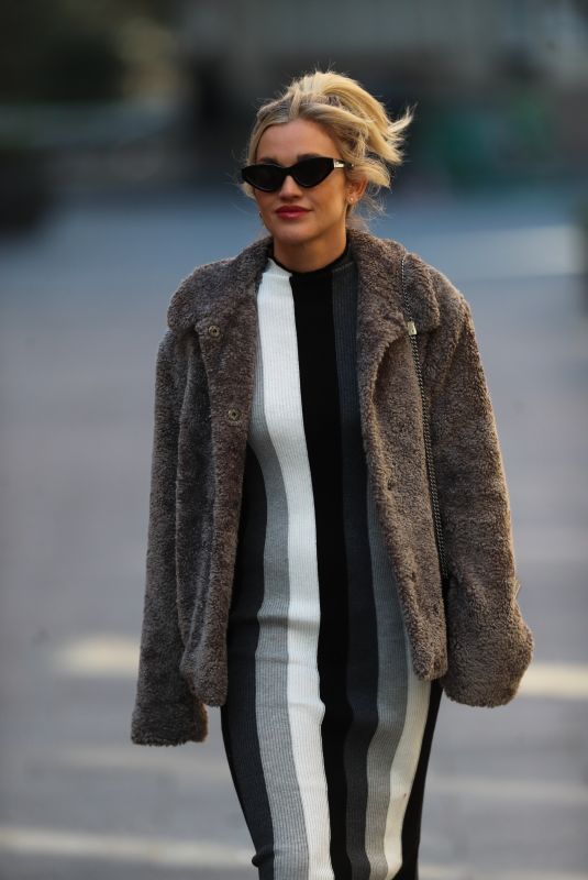 ASHLEY ROBERTS Leaves Iheart Radio in London 03/25/2020