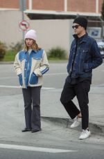 ASHLEY TISDALE and Christopher French Out in Los Angeles 03/20/2020