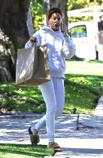 ASHLEY TISDALE Leaves a Restaurant in Los Angeles 03/18/2020