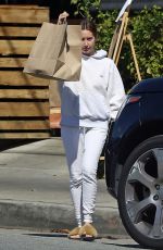 ASHLEY TISDALE Leaves a Restaurant in Los Angeles 03/18/2020