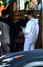 ASHLEY TISDALE Leaves a Restaurant in Los Angeles 03/18/2020