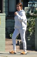 ASHLEY TISDALE Leaves a Restaurant in Los Angeles 03/18/2020