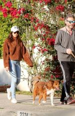 AUBREY PLAZA and Jeff Baena Out with Their Dogs in Los Angeles 03/26/2020