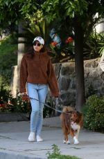 AUBREY PLAZA and Jeff Baena Out with Their Dogs in Los Angeles 03/26/2020