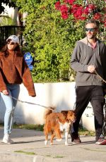 AUBREY PLAZA and Jeff Baena Out with Their Dogs in Los Angeles 03/26/2020