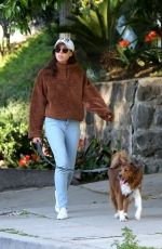 AUBREY PLAZA and Jeff Baena Out with Their Dogs in Los Angeles 03/26/2020