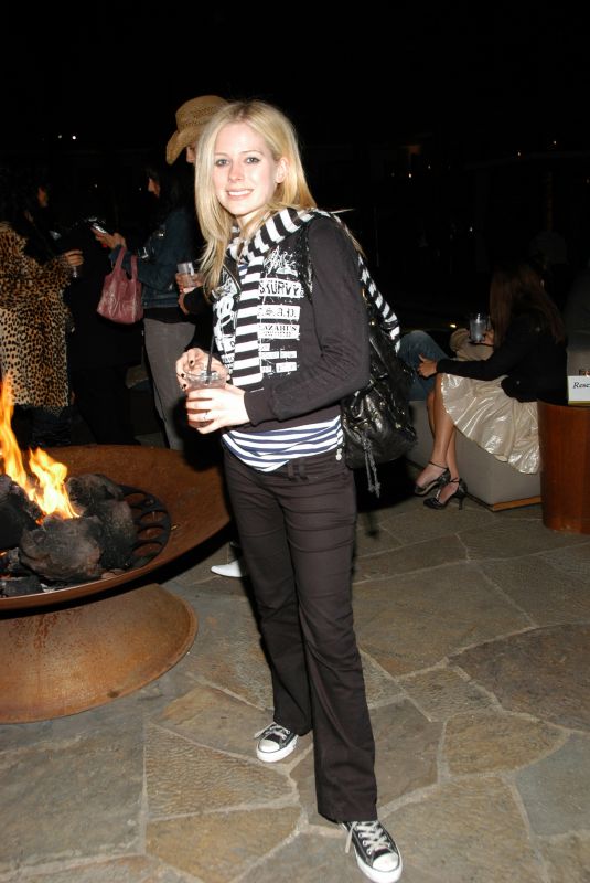 AVRIL LAVIGNE at Nylon Magazine Spring Issue Launch Party 03/14/2006