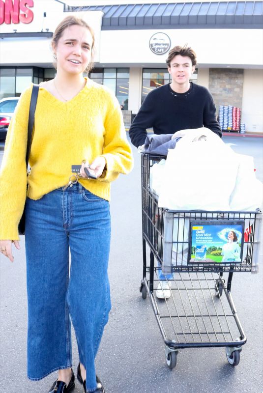 BAILEE MADISON and Blake Richardson Out Shopping in Studio City 03/19/2020