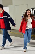 BAILEE MADISON Shooting a Music Video for Her Bboyfriends Blake Richardson Band New Hope Club 03/07/2020