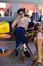 BAILEE MADISON Shooting a Music Video for Her Bboyfriends Blake Richardson Band New Hope Club 03/07/2020
