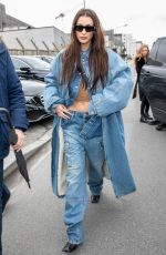 BELLA HADID Arrives at Balenciaga Fashion Show in Paris 03/01/2020