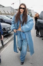 BELLA HADID Arrives at Balenciaga Fashion Show in Paris 03/01/2020