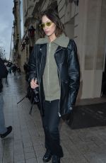 BELLA HADID Leaves Her Hotel in Paris 03/02/2020