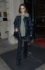 BELLA HADID Leaves Her Hotel in Paris 03/02/2020