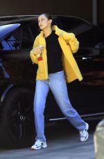 BELLA HADID Out Grab Food for Lunch in Los Angeles 03/27/2020