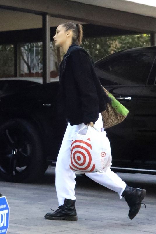 BELLA HADID Shopping at Target in Los Angeles 03/30/2020