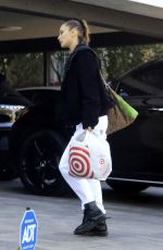 BELLA HADID Shopping at Target in Los Angeles 03/30/2020