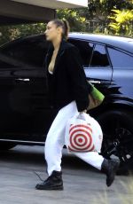 BELLA HADID Shopping at Target in Los Angeles 03/30/2020