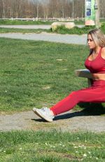 BIANCA GASCOIGNE Workout in Kent 03/27/2020
