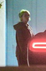 BILLIE EILISH Leaves a Studio in Los Angeles 03/25/2020