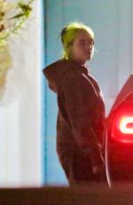 BILLIE EILISH Leaves a Studio in Los Angeles 03/25/2020