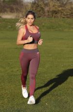 BINCA GASCOIGNE Working Out at Prestige Bootcamp in Wales 03/18/2020